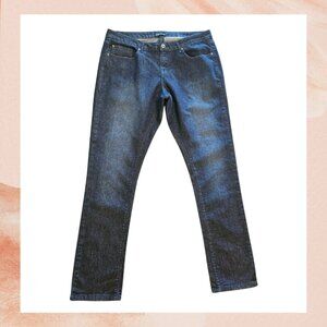 Dots Fashion Dark Wash Stretch Skinny Jeans